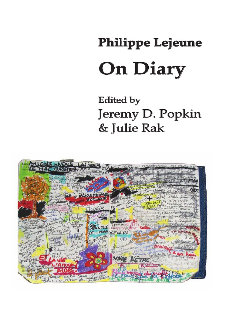 Philippe Lejeune - On Diary | PDF | Diary | Books