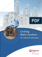 Veolia Water Total Water Solutions For SAGD Produced Water Treatment 27720, SAGD - Brochure