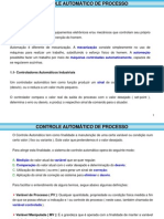 Controle automático de processos industriais: conceitos e características