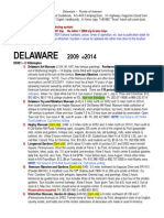 DELAWARE Points of Interest 2014