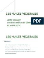 Les Huiles Vegetales Pp 2014