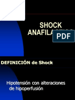 Shock Anafilactico