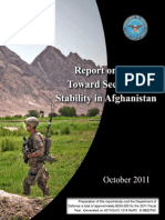 October 2011 Section 1230 Report on Afghanistan Security