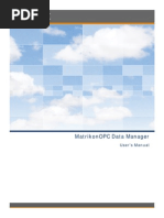 OPC Data Manager User's Manual v5.9.1.0 PDF