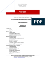 Programa Teoria Geral Do Direito Civil II