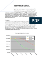 Complexity of Burnout Printing