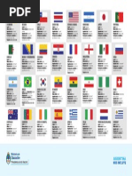 Lámina Mundial2014 Banderas Dorso