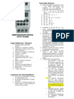 Instrucciones Temporizador Digital Armario Steelnet