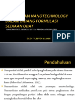 Penerapan Nanotechnology Dalam Bidang Formulasi Sediaan Obat