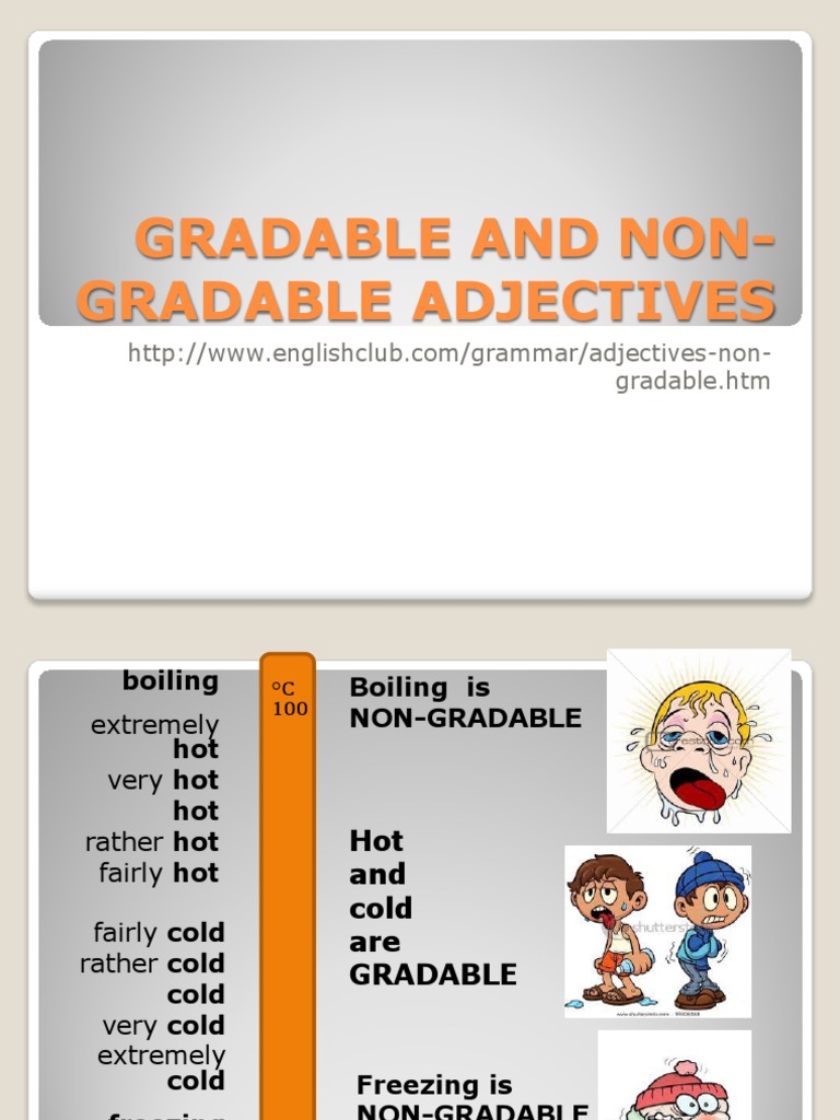 Gradable vs Non-Gradable Adjectives | PDF | Career & Growth