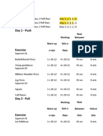 SAM Ideal (Meso-Endomorph) Workout