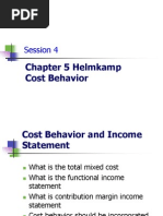 Cost Behavior