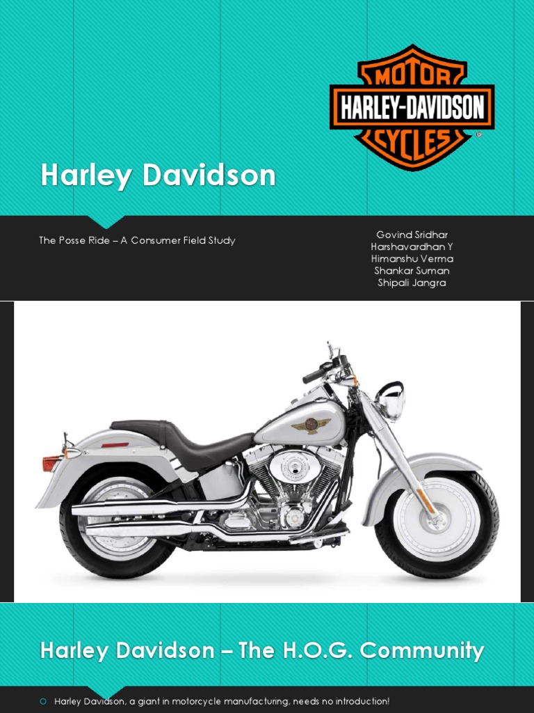 Harley Davidson Case Study PDF Harley Davidson Motorcycle