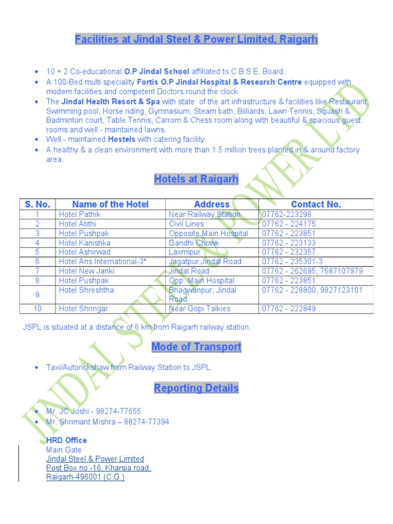 JSPL - Guide New | PDF