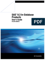 SAS® 9.3 In-Database ProductsUser's Guide