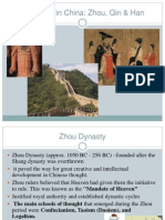 Dynasties in China: Zhou, Qin & Han
