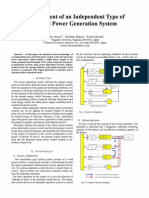 Development of An Independent Type of Hybrid Power Generation System