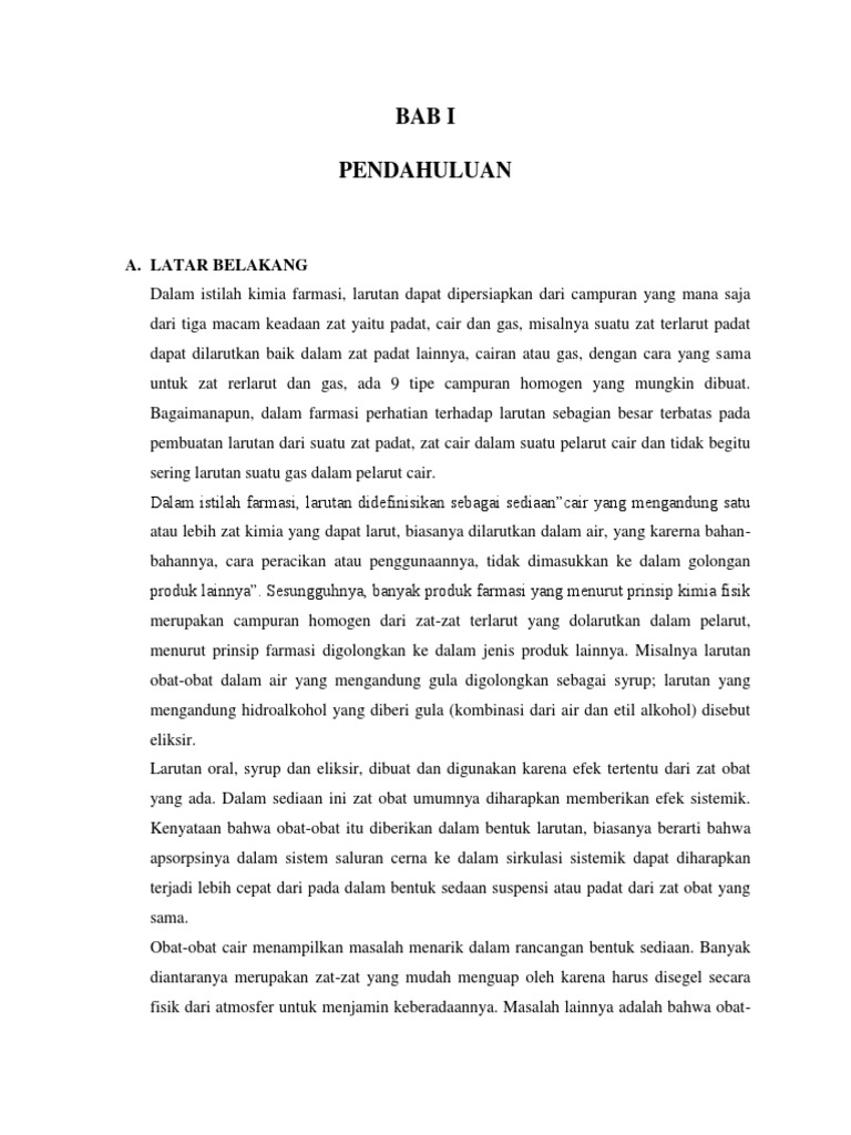 Laporan Elixir Paracetamol