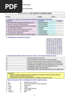 Worksheet:: The Earth'S Atmosphere