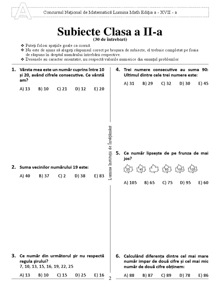 Lumina Math 2