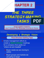 The Three Strategy-Making Tasks: Screen Graphics Created By: Jana F. Kuzmicki, PHD, Mississippi University For Women
