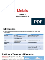 Metals: Science Standard: 10