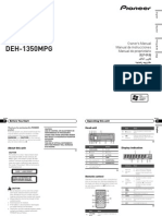 Operating Manual (Deh-1350mp) (Deh-1350mpg) - Eng - Esp - Por