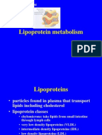 Lipoprotein Metabolism: PSC 3110 Fall 2004