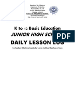 K To 12 Basic Education: Junior High School