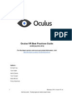 Oculus VR Best Practices Guide: v0.008 (April 30, 2014) For The Latest Version and Most Up-To-Date Information, Visit