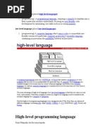 High-Level Programming Language