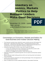 Commentary On Economics, Markets and Politics To Help Business Leaders Make Good Decisions