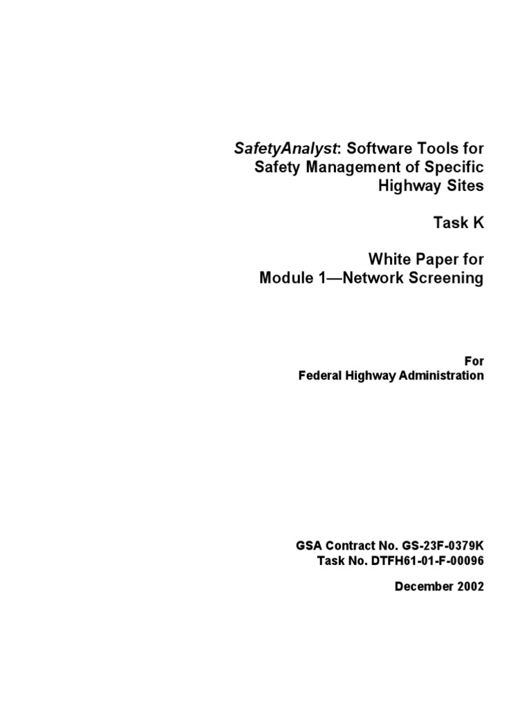 Module 1 | PDF | Traffic Collision | Specification (Technical Standard)