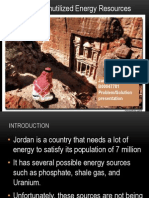 Jordan's Unutilized Energy Resources