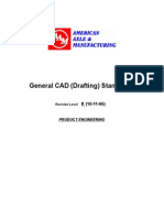 General CAD (Drafting) Standards: Product Engineering