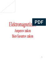 Elektromagnetizam - BiotSavartov I Amperov Zakon