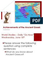 Achievements of Ancient Greeks