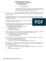 Ejercicios Movimiento en en Plano Con Velocidad Constate