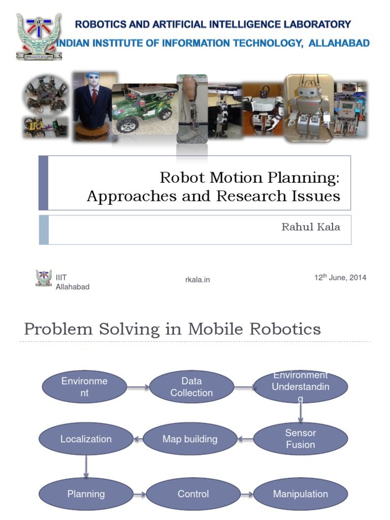 Robot Motion Planning Techniques Overview | PDF | Robotics | Genetic ...