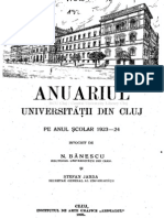 Anuar Cluj 1923 24