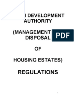 DDA (Management and Disposal of Housing Estates) Regulations 1968