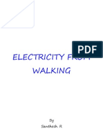 Project Building Instructions (ELECTRICITY FROM WALKING)