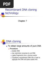 Recombinant DNA Cloning Technology