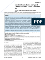 Association Between Oral Health Status and Type 2 Diabetes Mellitus Among Sudanese Adults: A Matched Case-Control Study