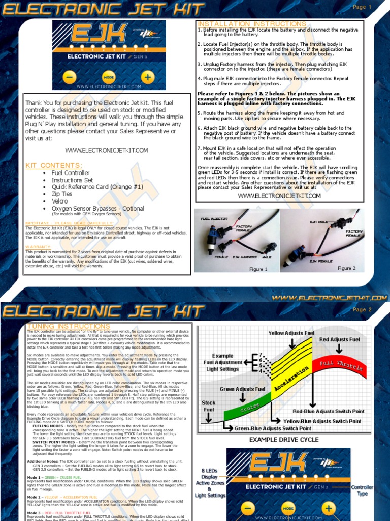 Installing EJK Power Controller On Honda CRF250L PDF Electrical