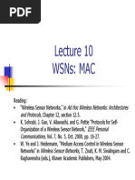 WSNS: Mac: Ad Hoc Wireless Networks: Architectures and Protocols IEEE Personal Communications Wireless Sensor Networks