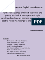 Love Poems From The English Rennaissence