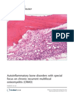 Autoinflammatory Bone Disorders With Special Focus On Chronic Recurrent Multifocal Osteomyelitis (CRMO)