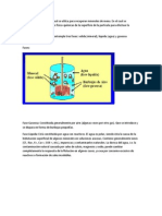 Flotación mineral separa minerales polares hidrofílicos