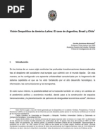 Visión Geopolítica de America Latina